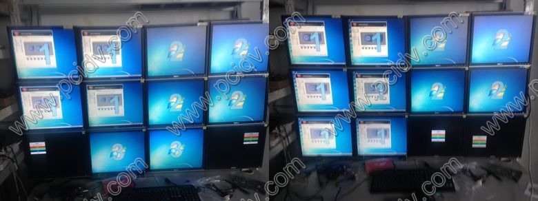 pcidv.com/一机12屏显卡多屏显示效果图片