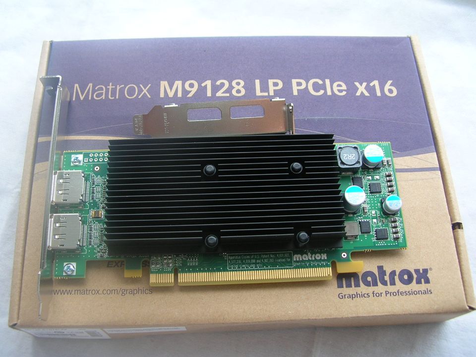 matrox m9128 DP dual head dual monitors